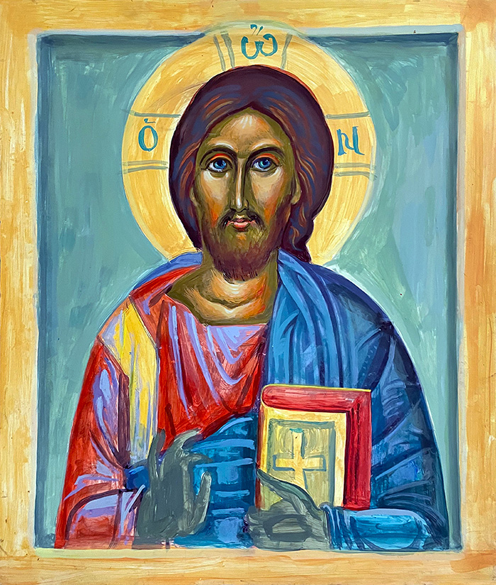 "Jesus Christ", in progress, Stamatis Skliris, 2021