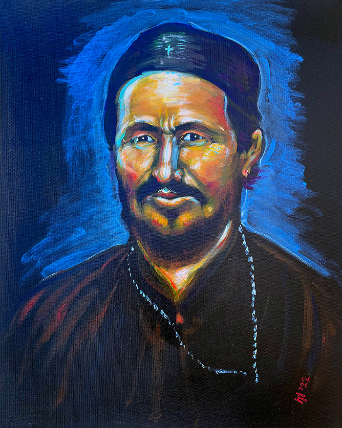 "Vladika of Herzegovina", acrylic on canvas, by Bishop Maxim, 2022